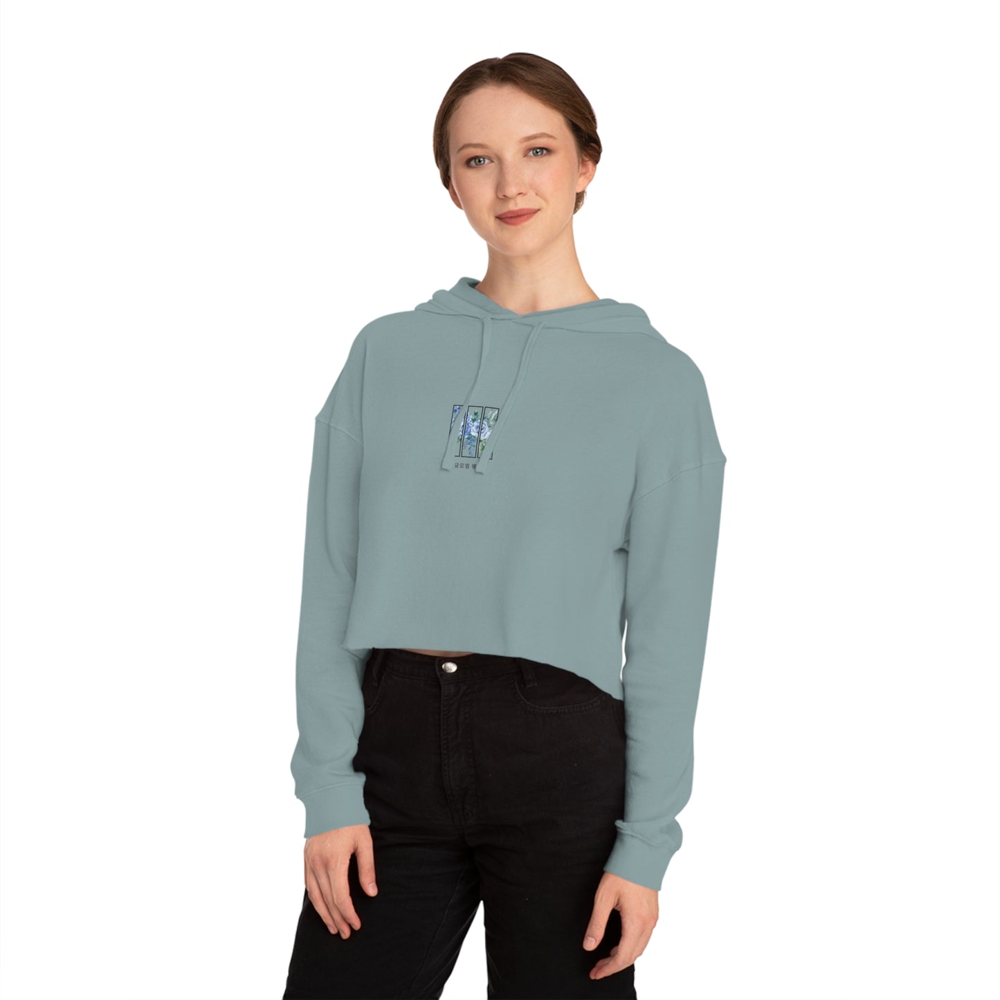 Lumique - Women’s Cropped Perennial Hoodie