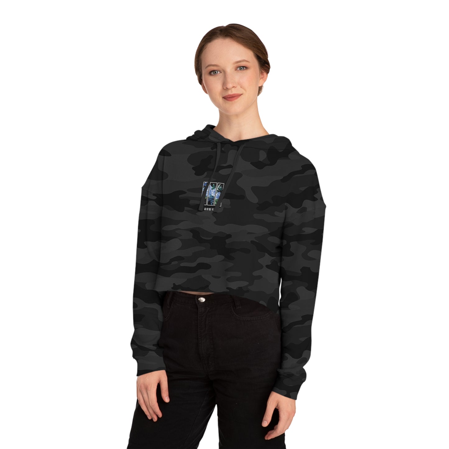 Lumique - Women’s Cropped Perennial Hoodie