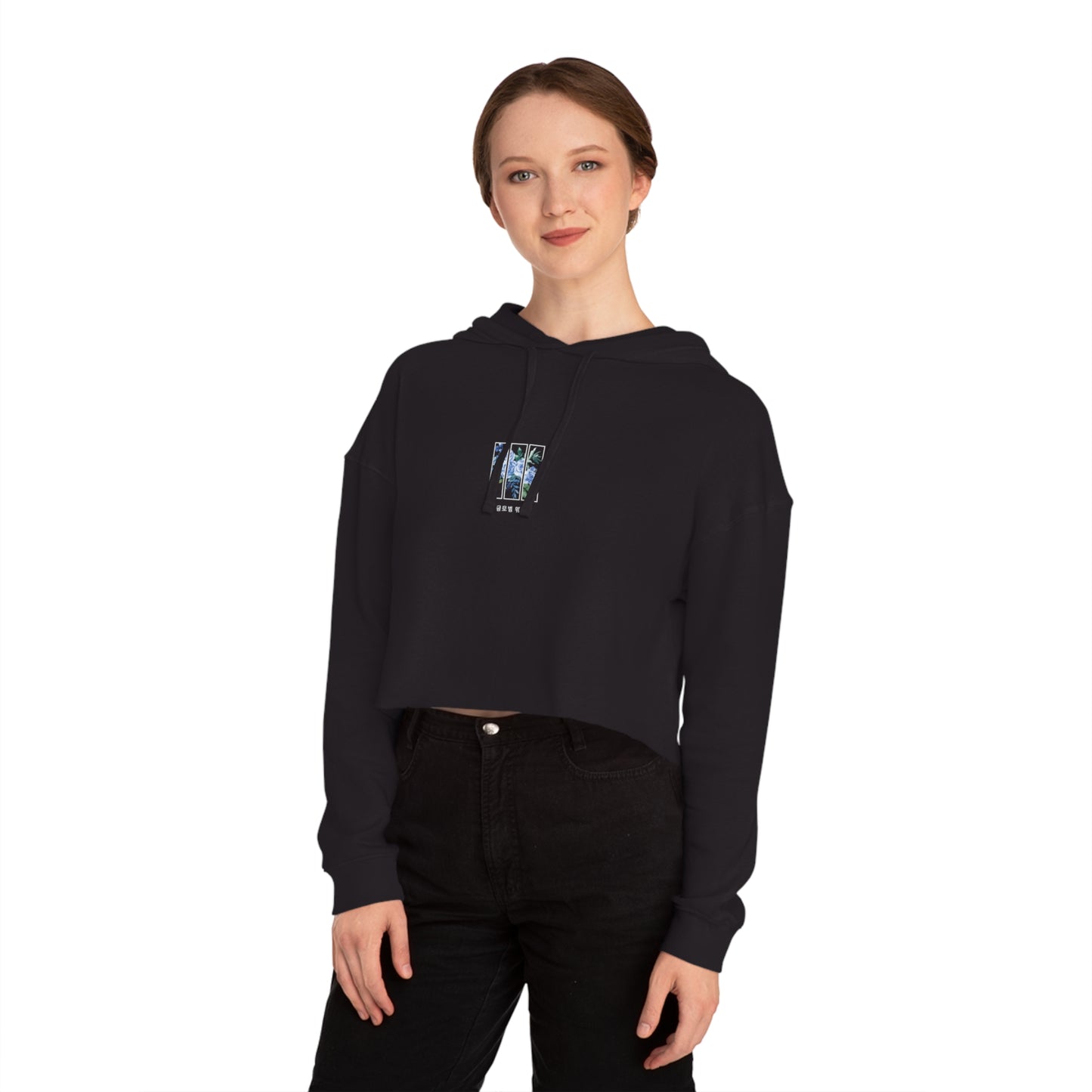 Lumique - Women’s Cropped Perennial Hoodie