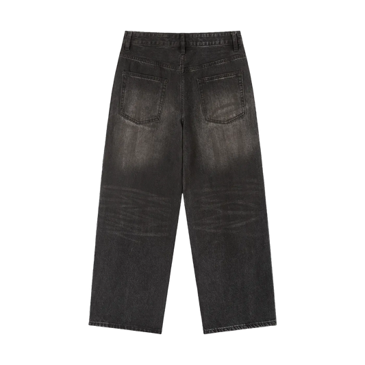 Retro,Jeans,Tapstitch,Bottoms,Unisex,ref: RK0048