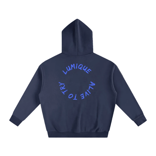 Lumique - Oversized Fleece Hoodie