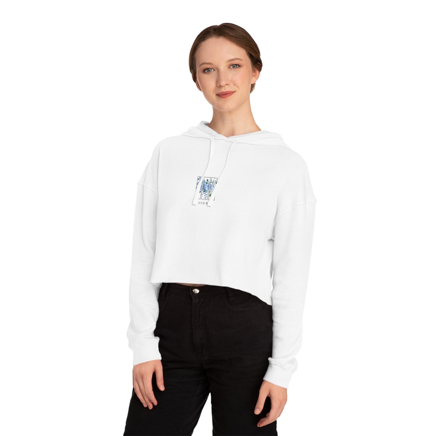 Lumique - Women’s Cropped Perennial Hoodie