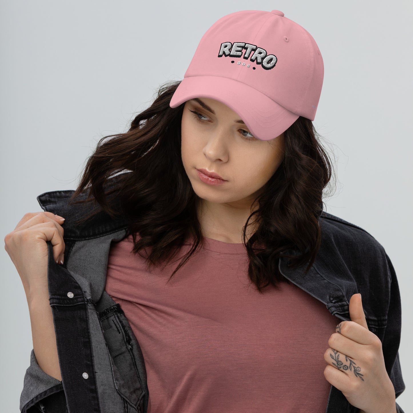 Lumique Retro Cap – Low Profile Cotton Cap with Adjustable Strap