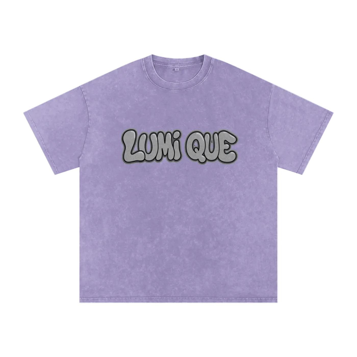 Lumique - Graffiti Snow Wash Oversized Tee