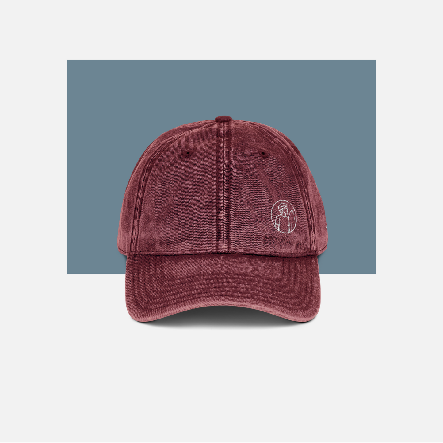 Lumique Vintage Minimalist Cap – Unisex Embroidered Cotton Twill Hat