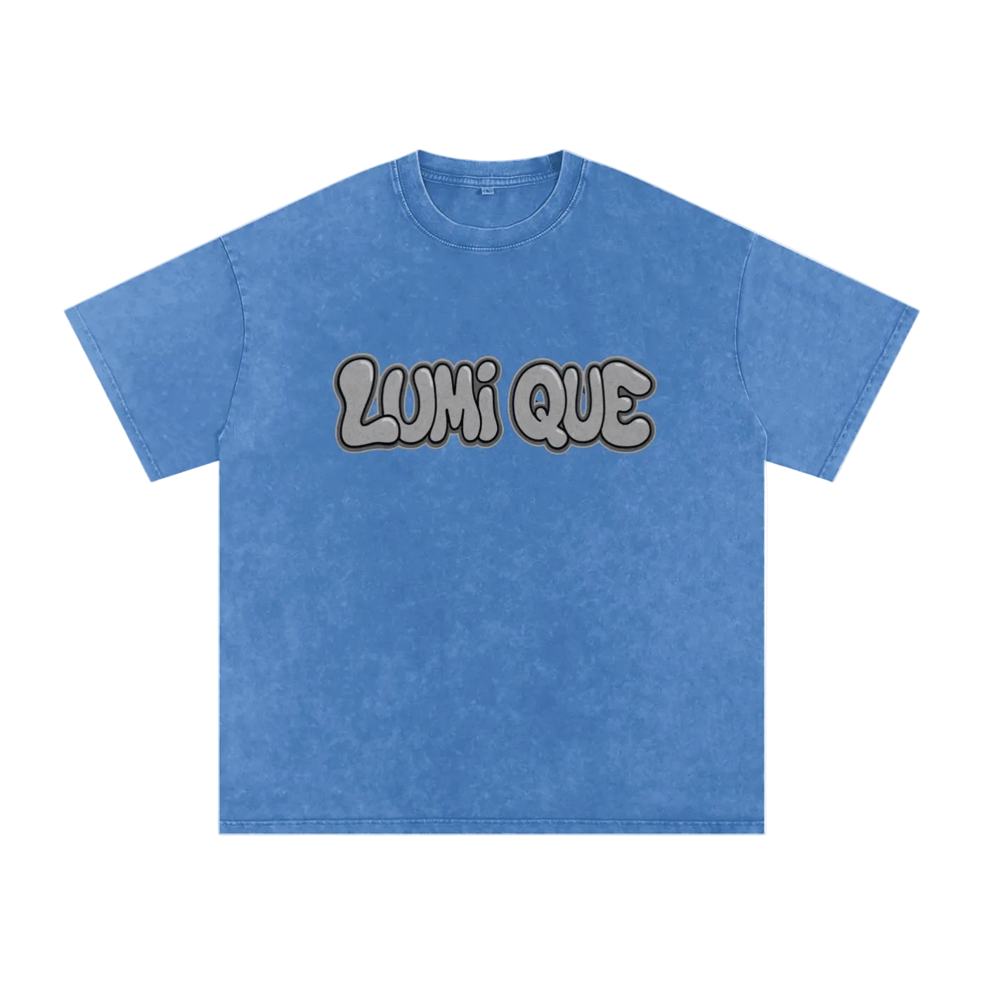 Lumique - Graffiti Snow Wash Oversized Tee