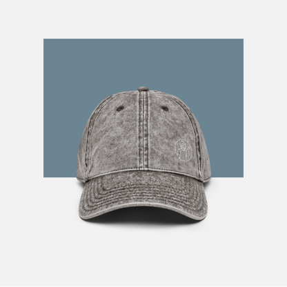 Lumique Vintage Minimalist Cap – Unisex Embroidered Cotton Twill Hat