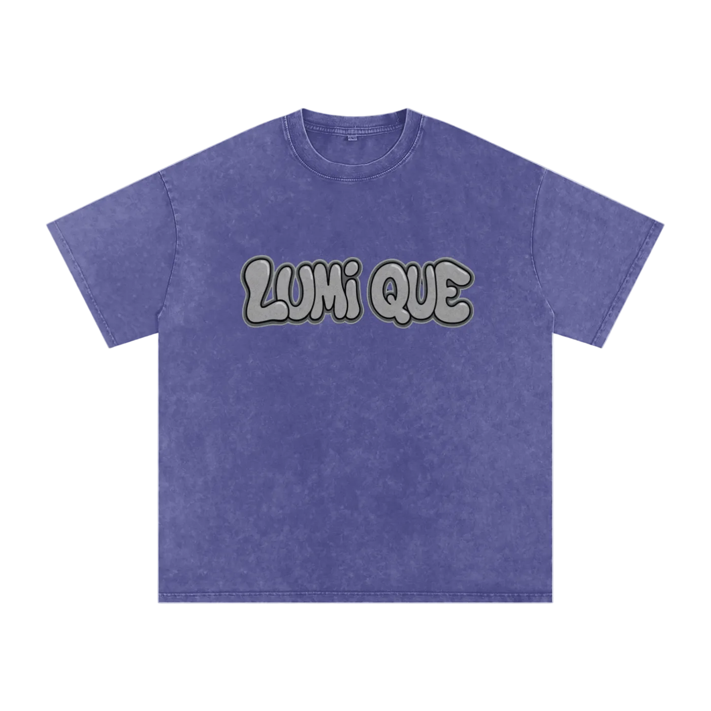 Lumique - Graffiti Snow Wash Oversized Tee