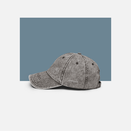 Lumique Vintage Minimalist Cap – Unisex Embroidered Cotton Twill Hat