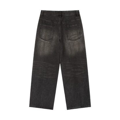 Retro,Jeans,Tapstitch,Bottoms,Unisex,ref: RK0048