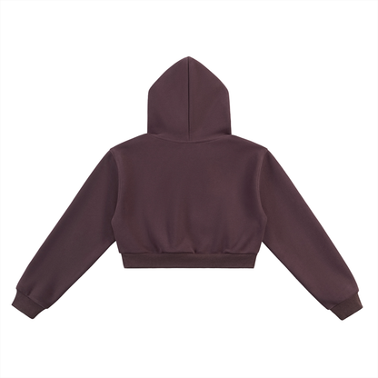 Lumique - Womens Cropped Hoodie