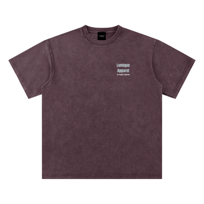 Lumique - Bamboo Slub Snow Washed T-Shirt