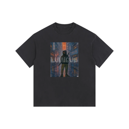 Lumique - Vintage Tokyo Ronin Oversized Tee