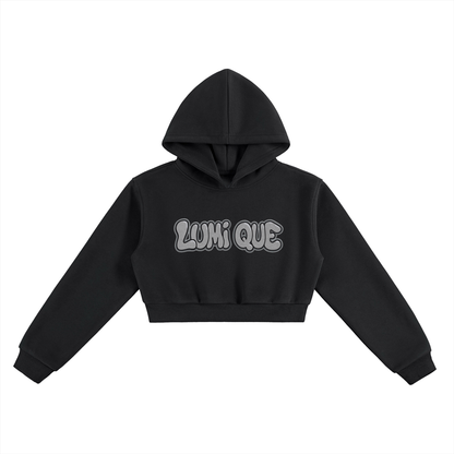 Lumique - Womens Cropped Hoodie