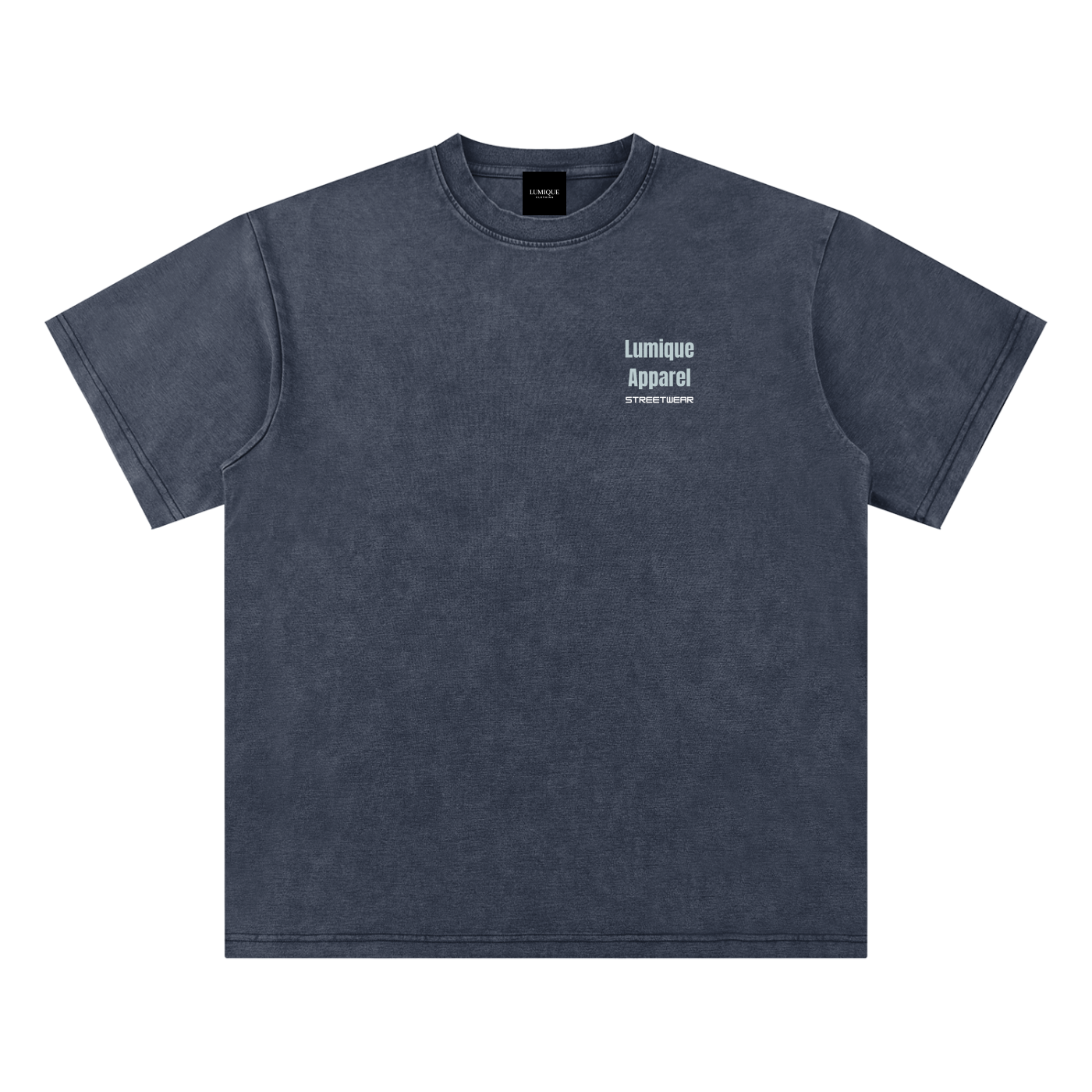 Lumique - Bamboo Slub Snow Washed T-Shirt