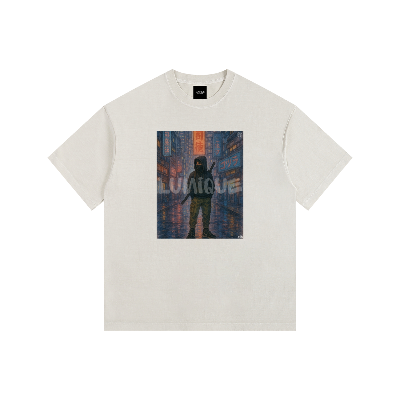 Lumique - Vintage Tokyo Ronin Oversized Tee