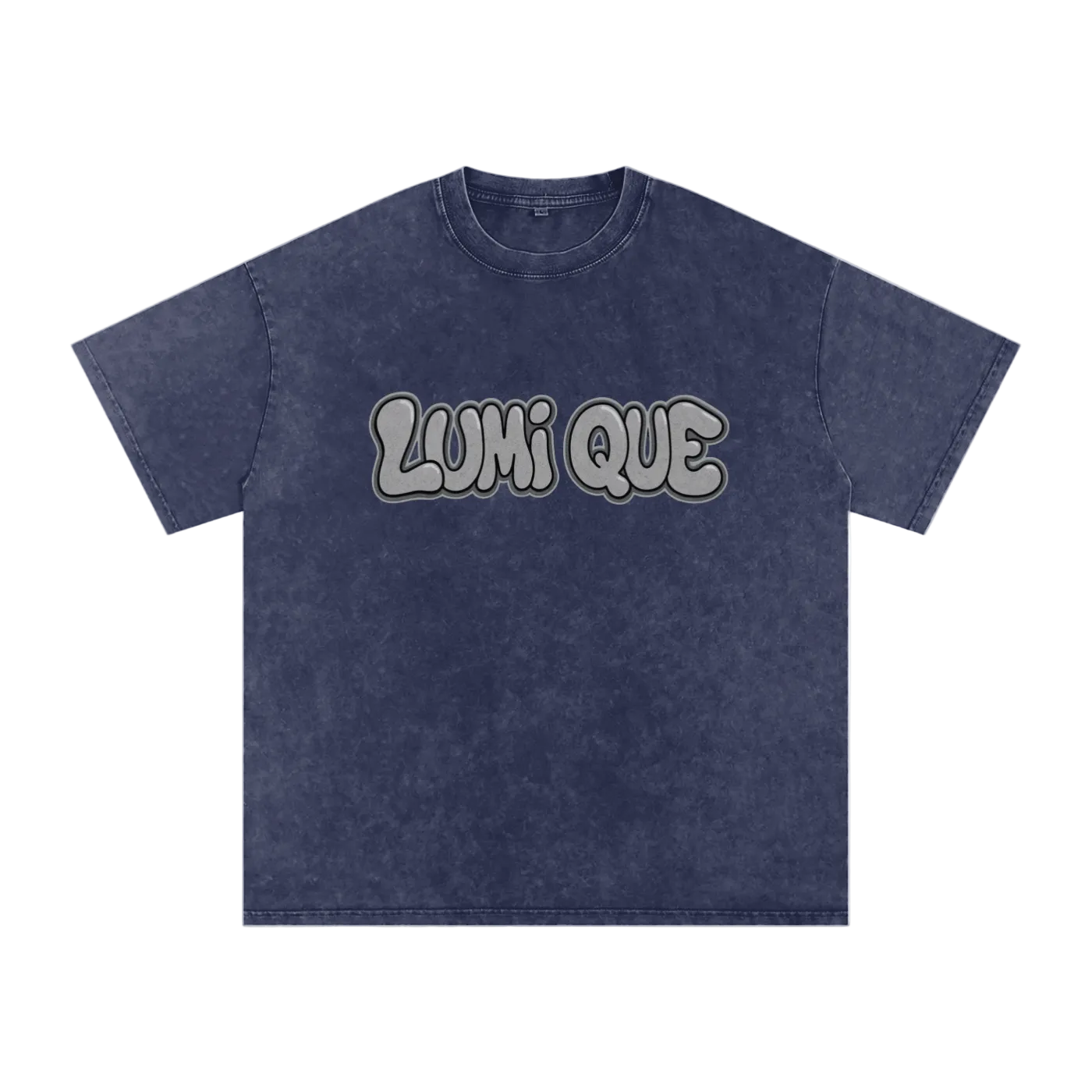 Lumique - Graffiti Snow Wash Oversized Tee