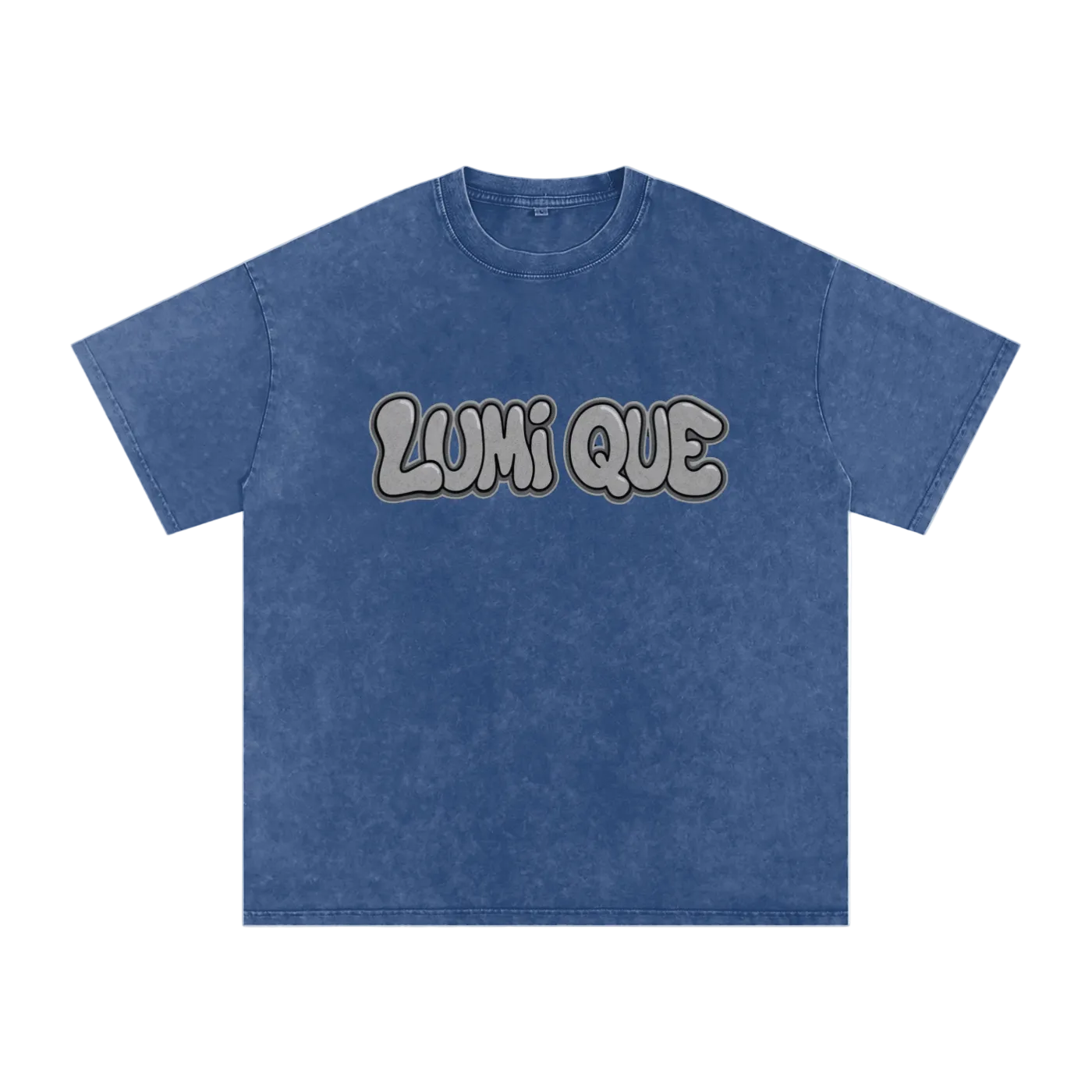 Lumique - Graffiti Snow Wash Oversized Tee