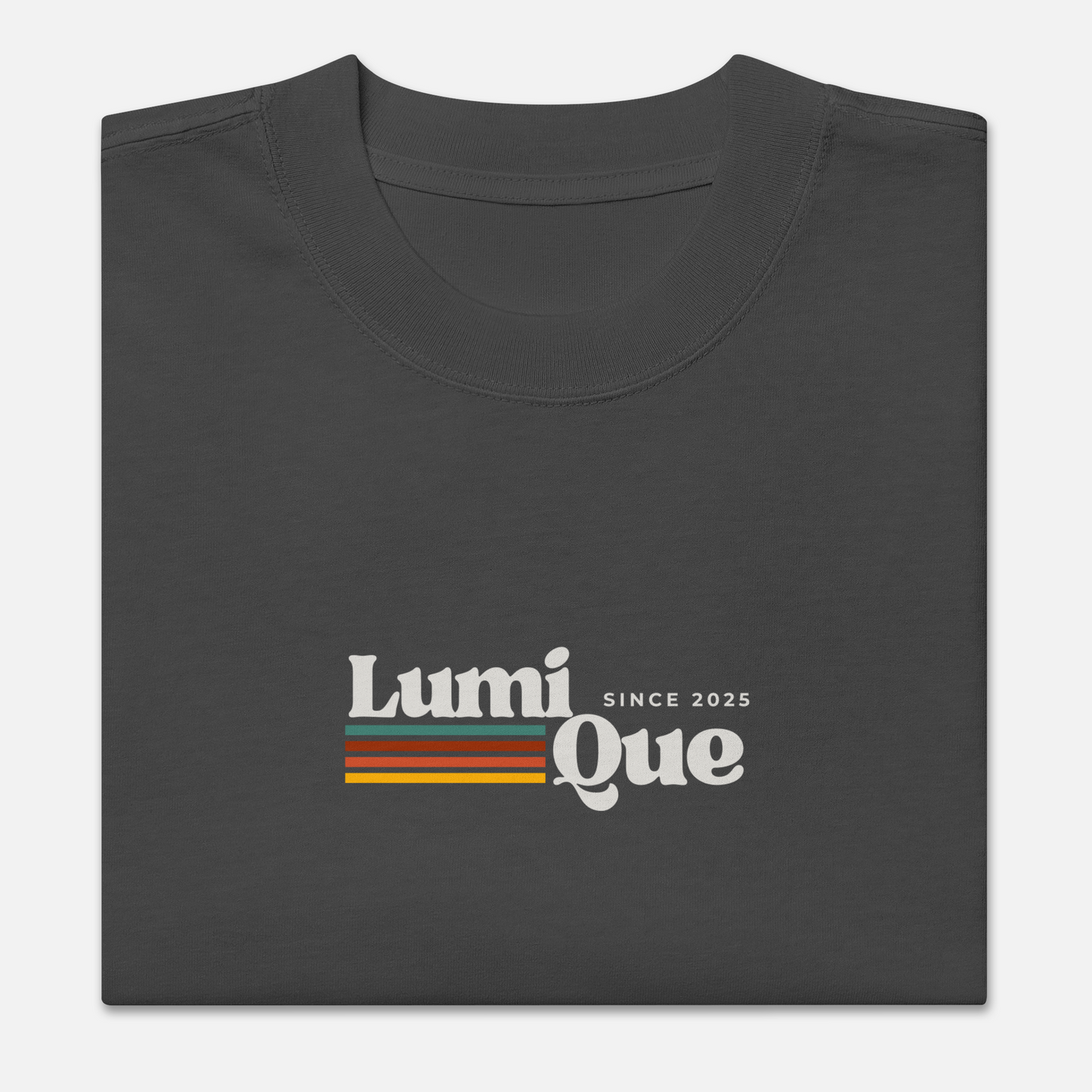 Lumique Oversized Retro Tee – Comfortable Heavyweight Vintage T-Shirt