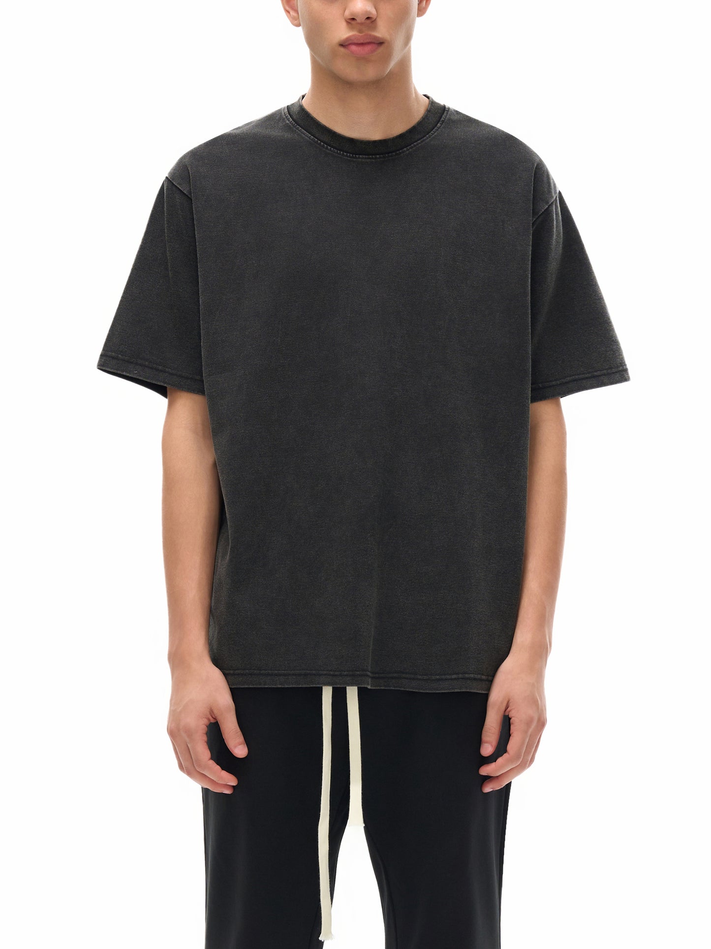 Lumique - Snow Washed Bamboo Slub T-Shirt