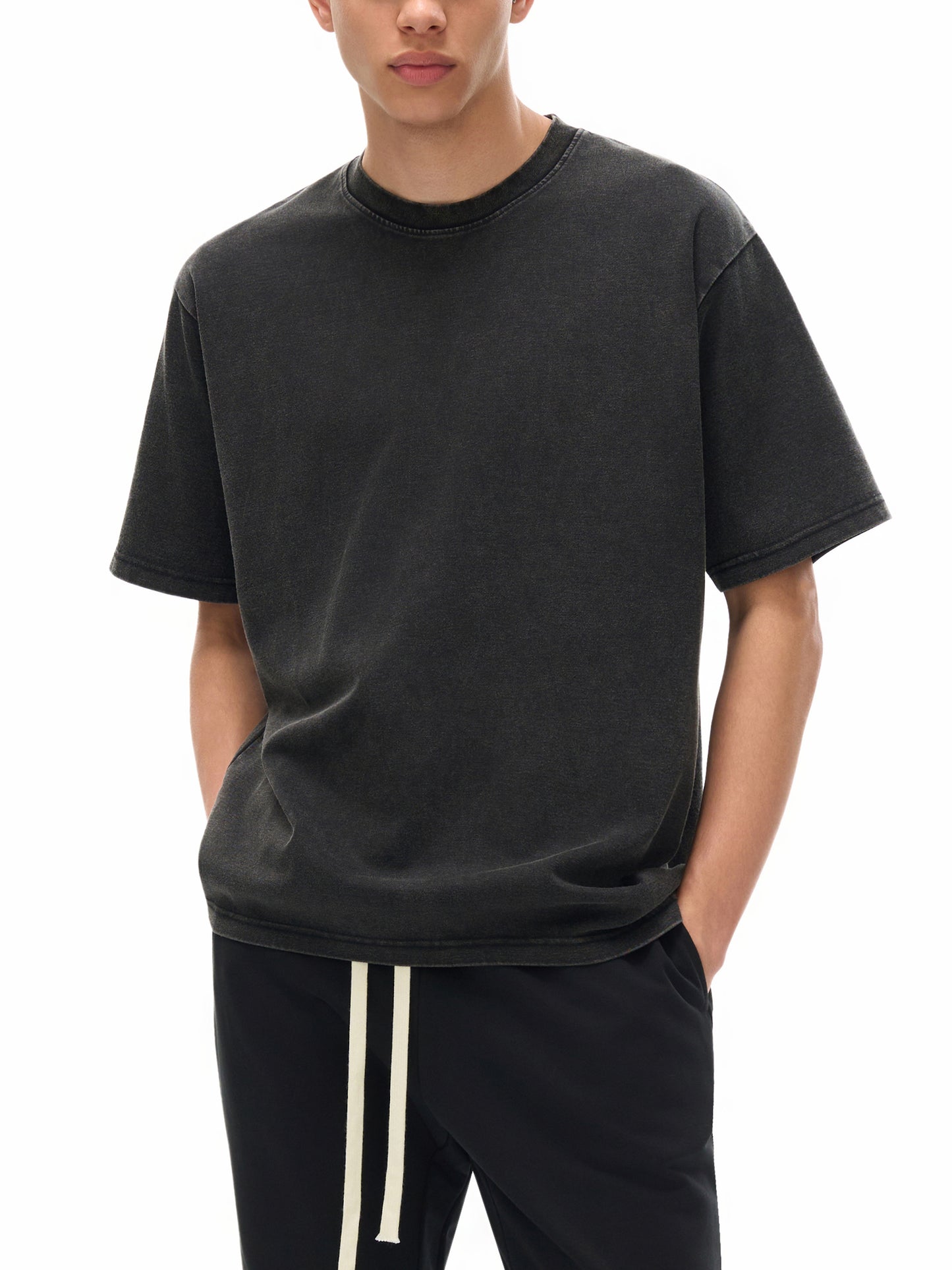 Lumique - Bamboo Slub Snow Washed T-Shirt