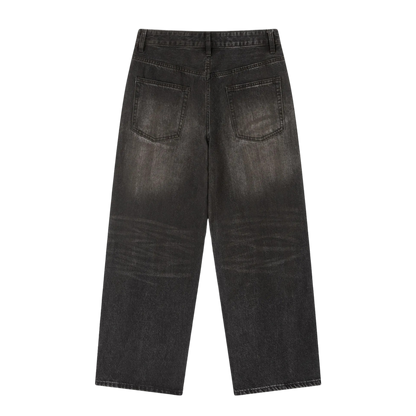 Lumique - Vintage Wash Heavyweight Denim Jeans