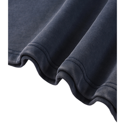 Lumique - Striped Wash Oversized Sweatshirt