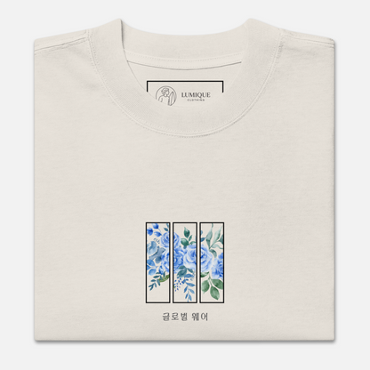Lumique Oversized Perennial Tee – Heavyweight Minimalist Streetwear T-Shirt