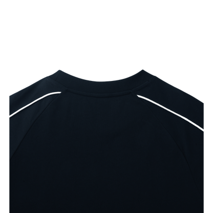 Lumique - Retro Contrast Panel Raglan Sweatshirt